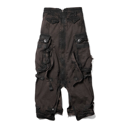 JULIUS 917SKU1-BW Dark Brown / Gas Mask Raver Skirt